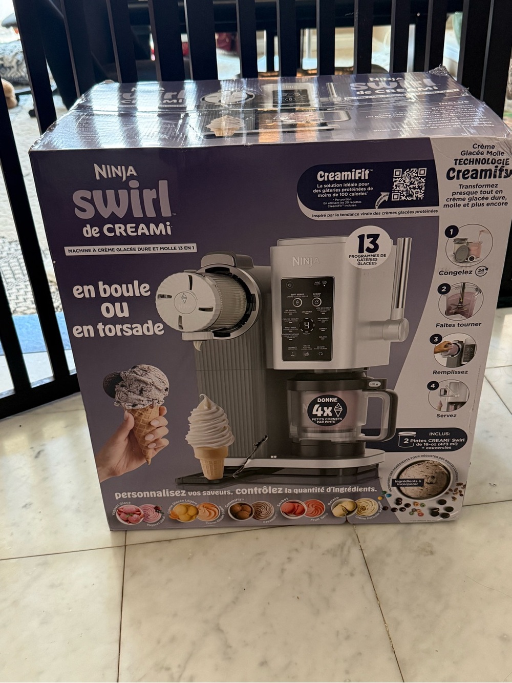 NEW Ninja Swirl de CREAMi Frozen Dessert Maker
